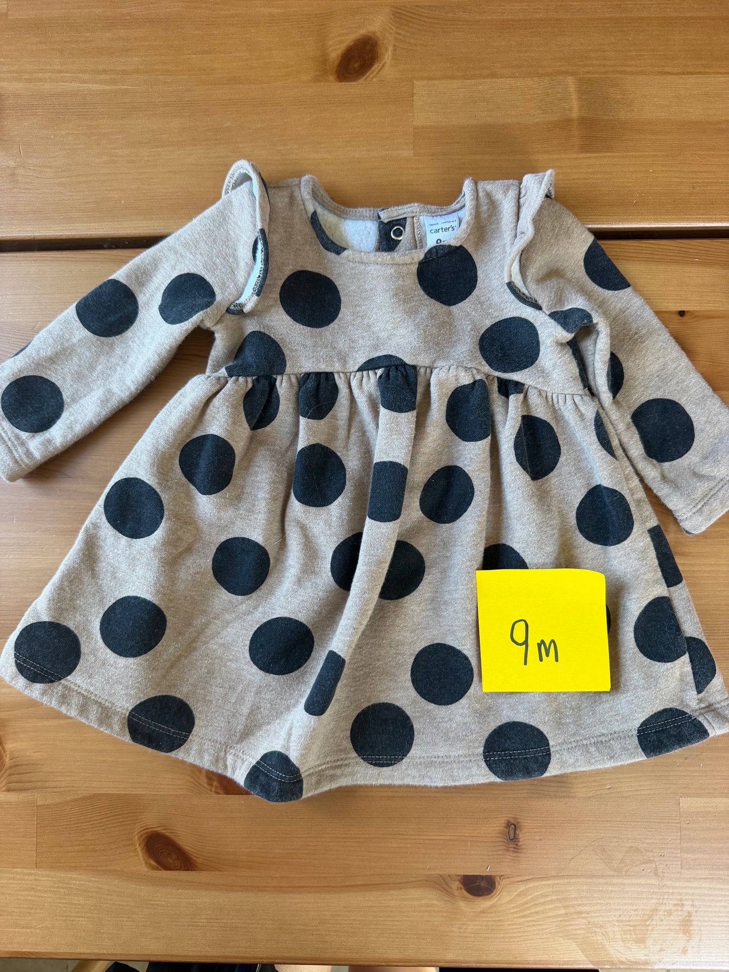 Seller #94 Girls 9M Carters Fall Dress Bundle
