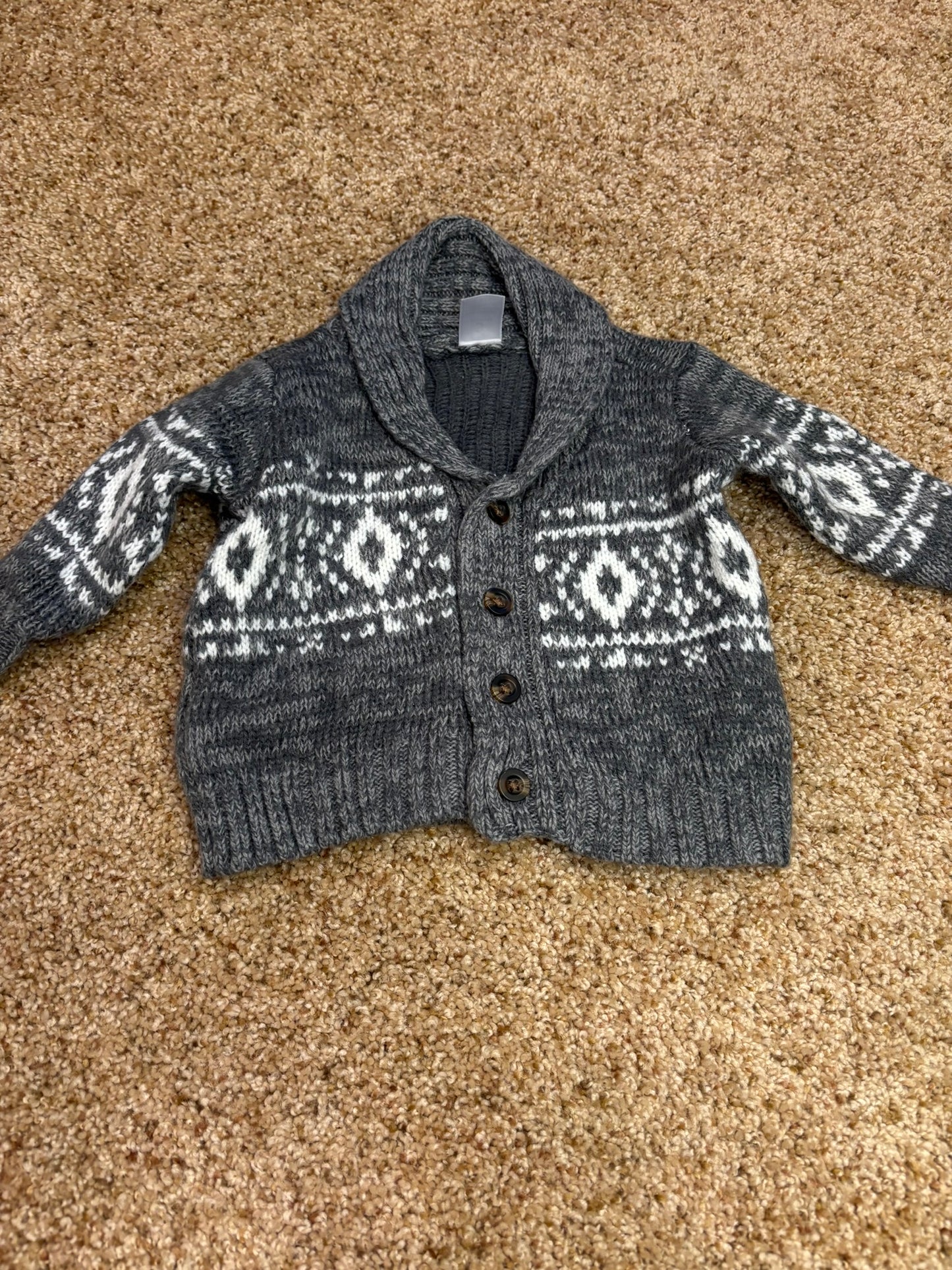 #86A boys 3mo sweater, carters