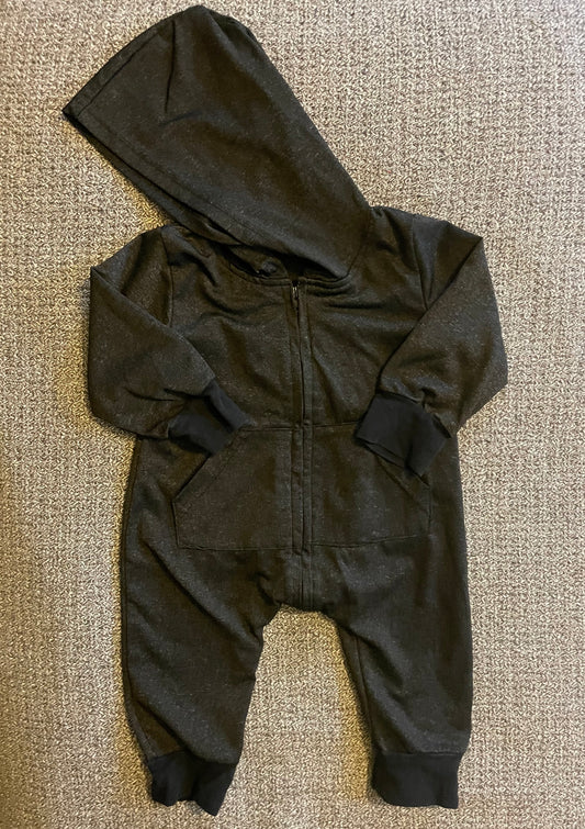 No Name 6-9 month lightweight (dry fit material) hooded romper