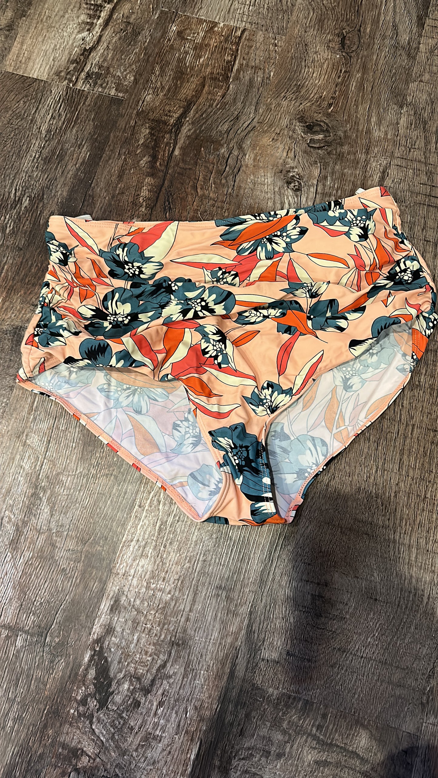 Amazon Brand High Waisted Bikini Bottoms - Women's Large