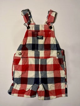 Seller #18 Gender Neutral OshKosh Red, White, and Blue overalls 3T
