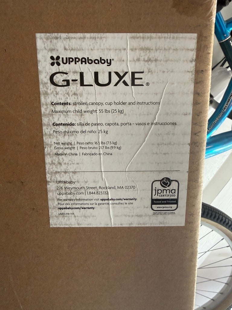 (#25) uppababy G-LUXE | NEW | jack g-luxe stroller | 45227