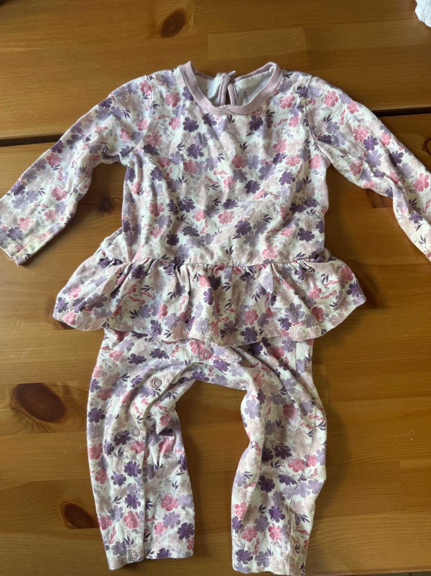 Seller #94 6m Girls Burts Bee floral jumper and dress bundle