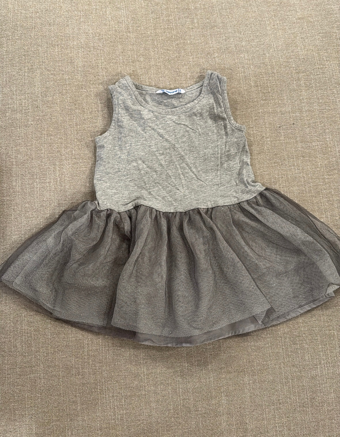 #145 Mayoral tutu tank dress Girls 24 mth EUC