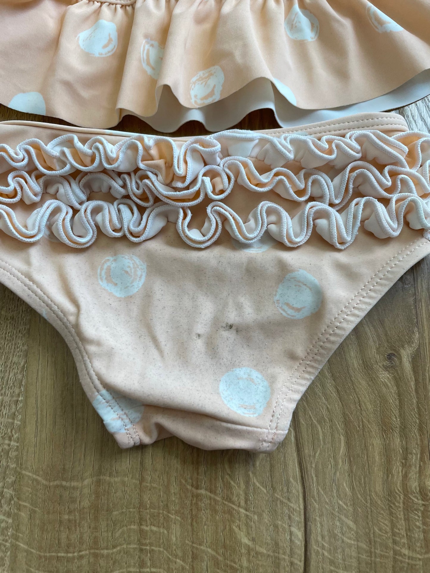#6 - Jessica Simpson 2-Piece Bikini Swim Suit Rash Guard Set, Girls, 2T/24M