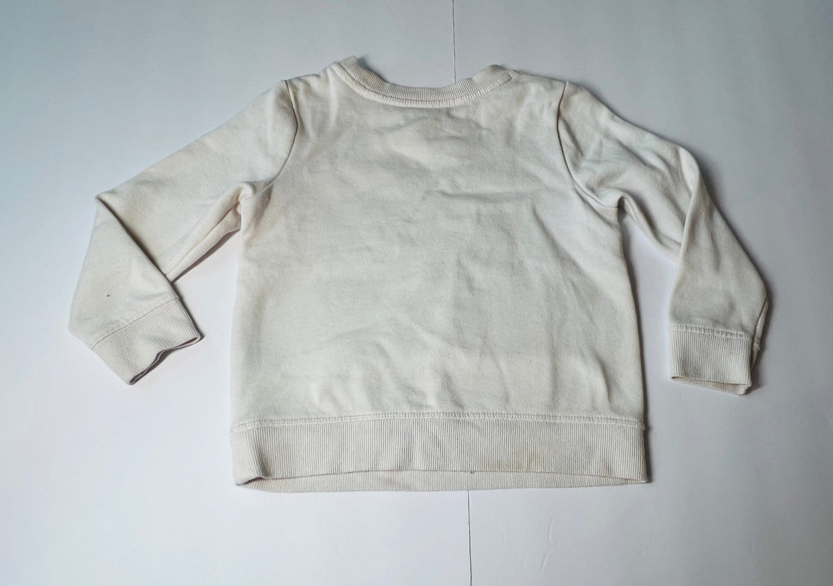 #141 Girls 4t Cat & Jack Seatshirt Bundle - Star and Rainbow Marshmellow Sweater Super Soft