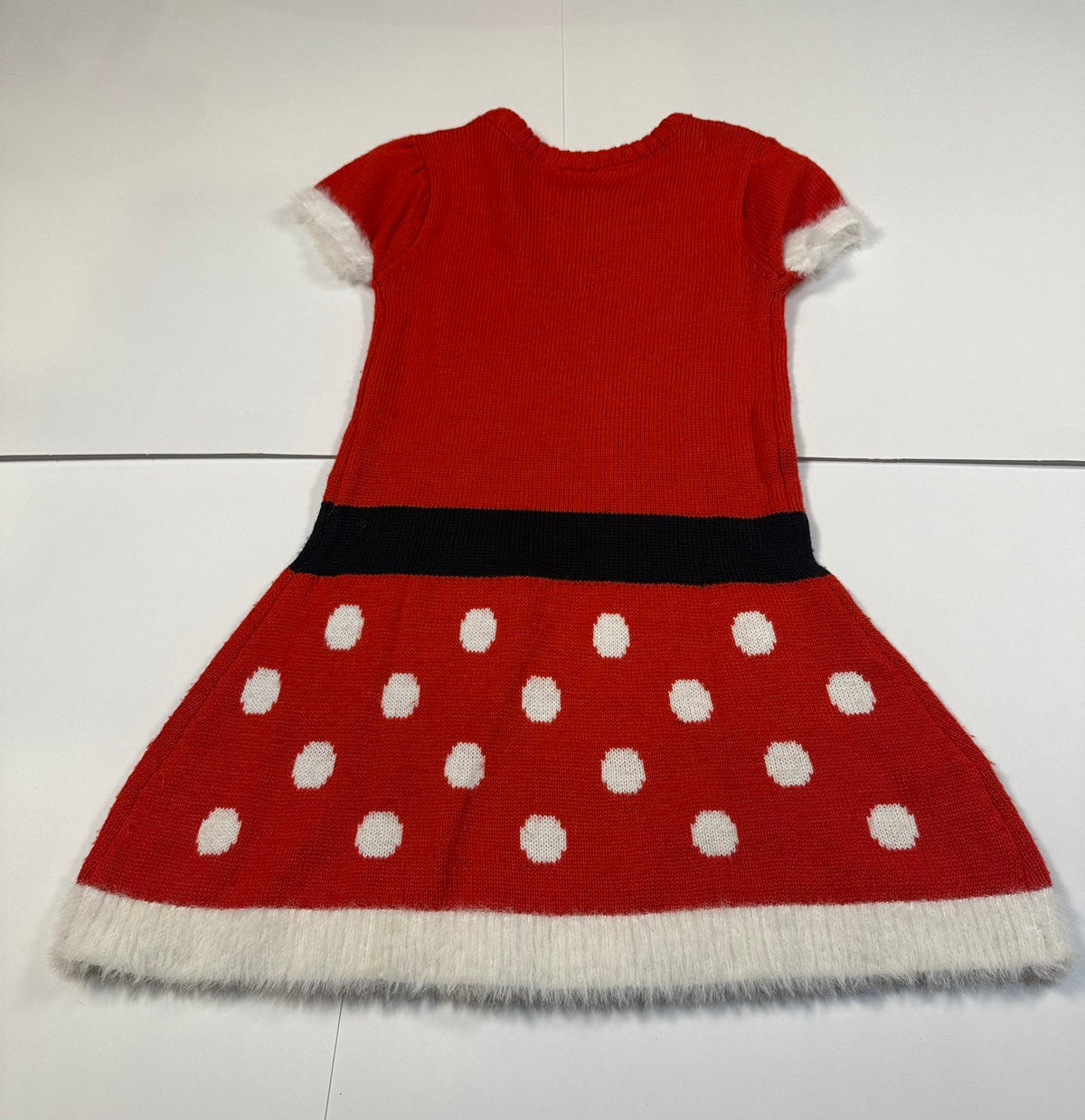 #141 Girls Small 6 Disney Minnie Mouse Sweater Dress