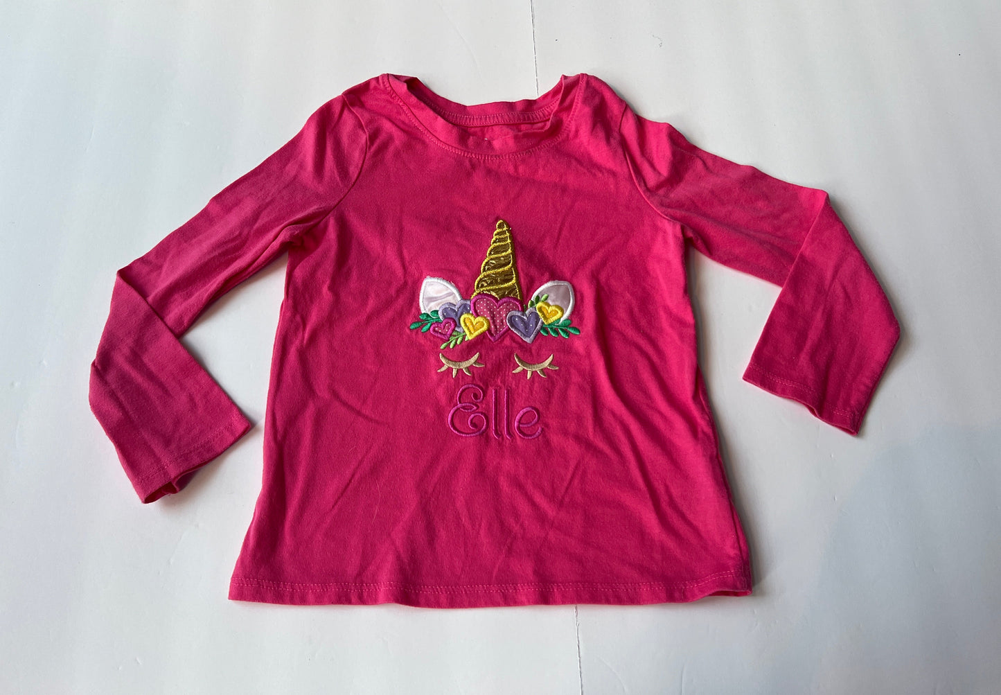 #180 Girls 4T “Elle” Unicorn and Mermaid Embroidery Set