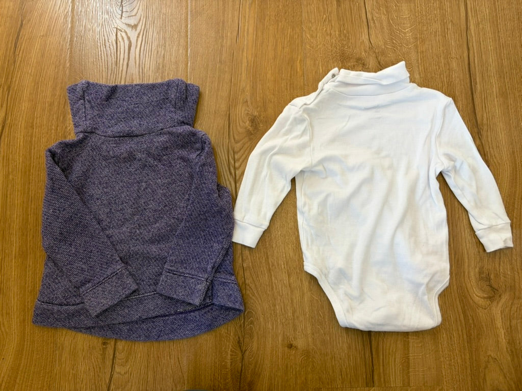 #6- Girls Long-Sleeved Turtlenecks - 18 months