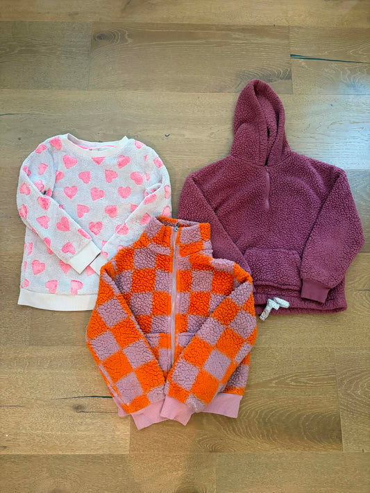 Seller #193 Cat & Jack, Art Class, Love, Glam Girl Girls Size 6/6X Fun Fleece Bundle