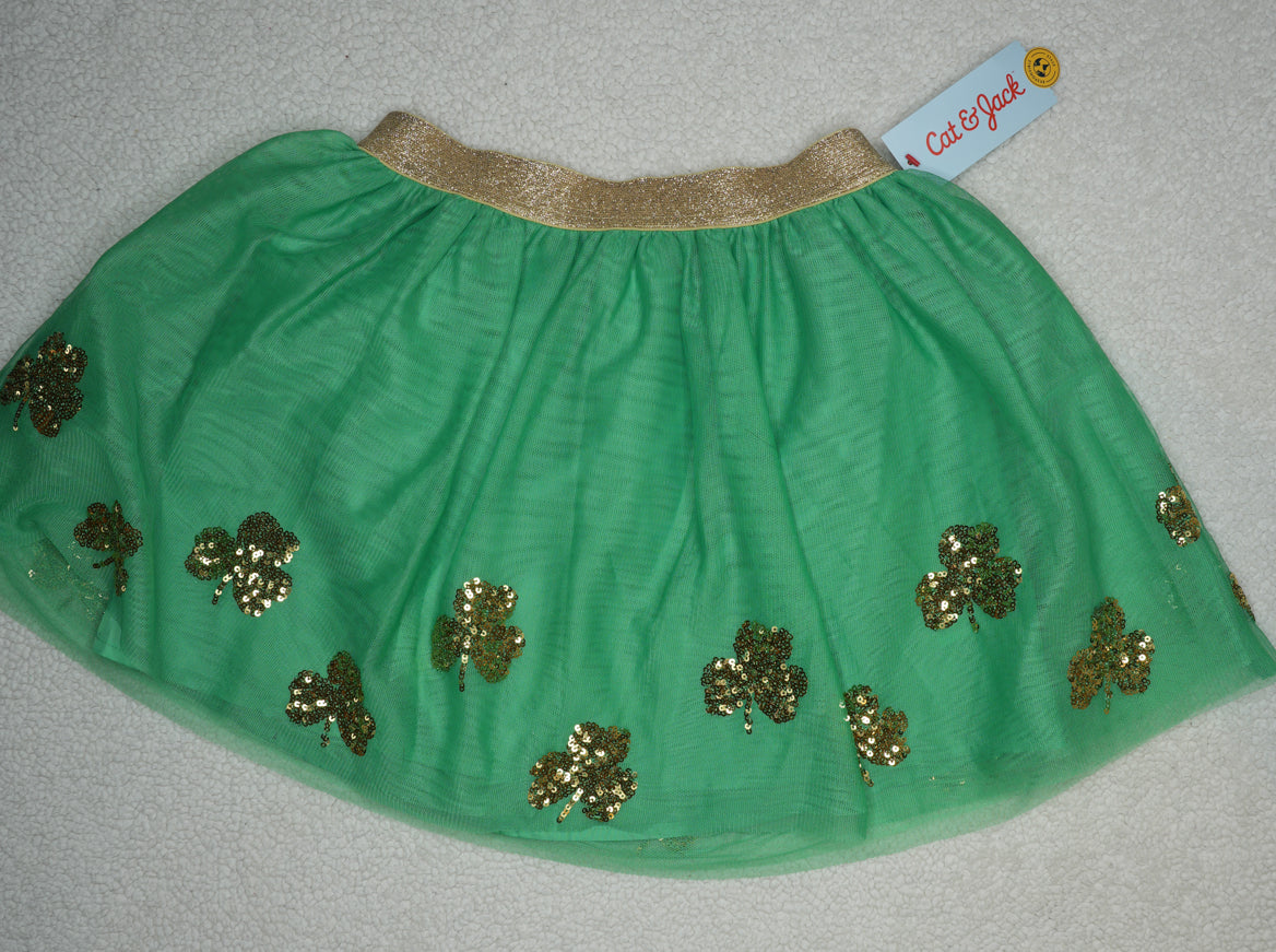 #31 Cat & Jack St. Patrick's Tulle Skirt, Size 8 (1 of 2)