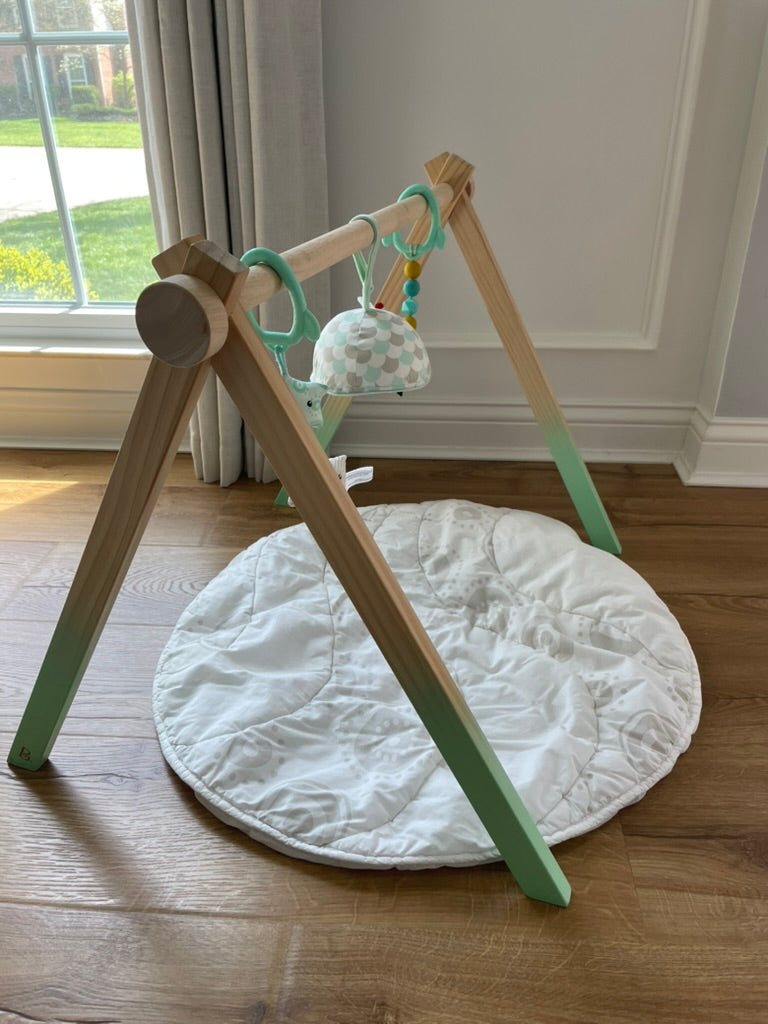 #6 - Wooden Baby Play Gym – Activity Mat for babies