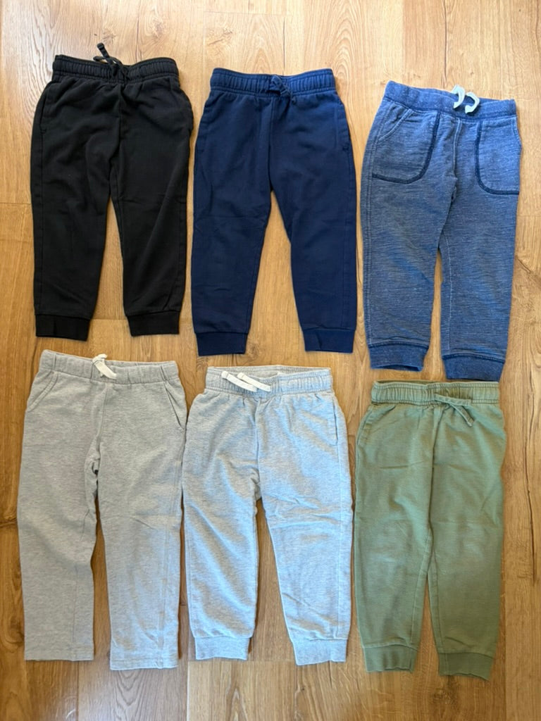 #6 - Carters Boys Joggers/Sweatpants (bundle of 6) -4T