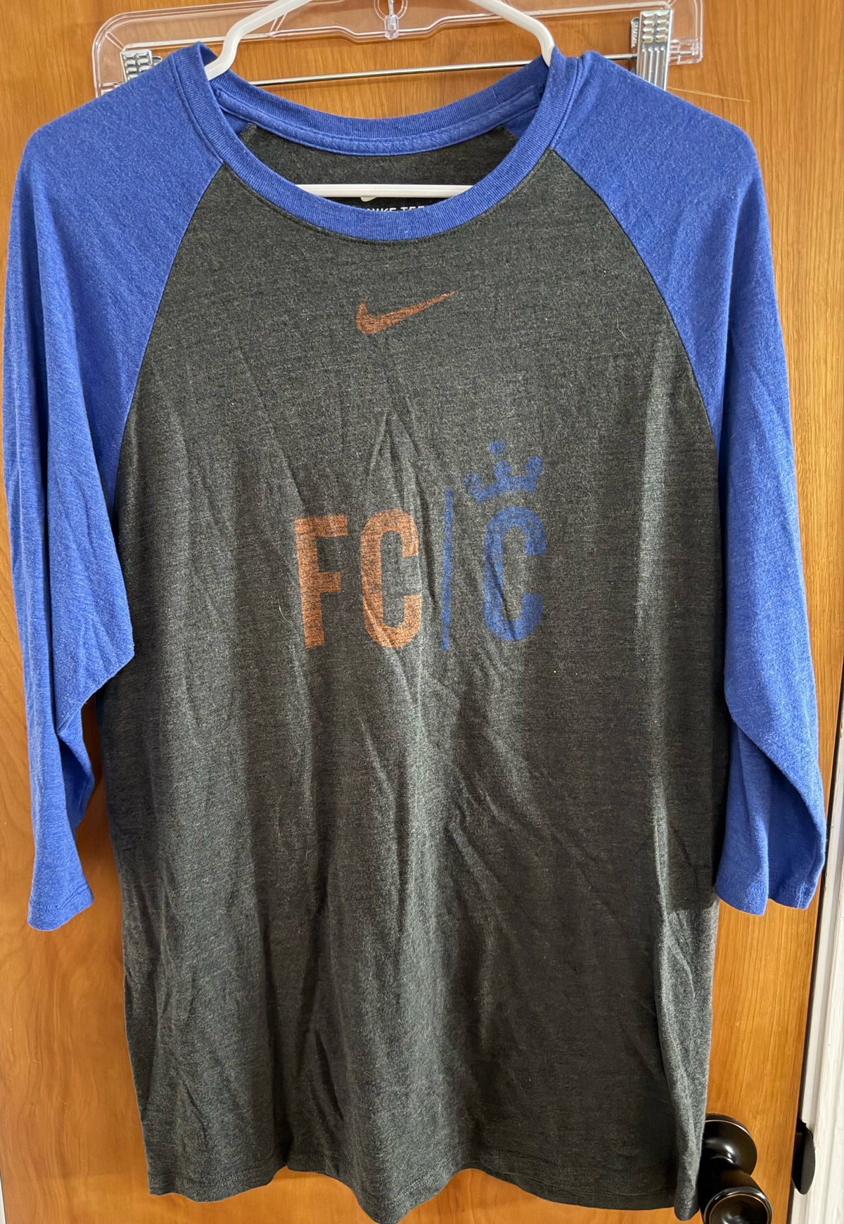 Seller 120, VGUC, Men's Nike FCC Baseball Shirt Size M