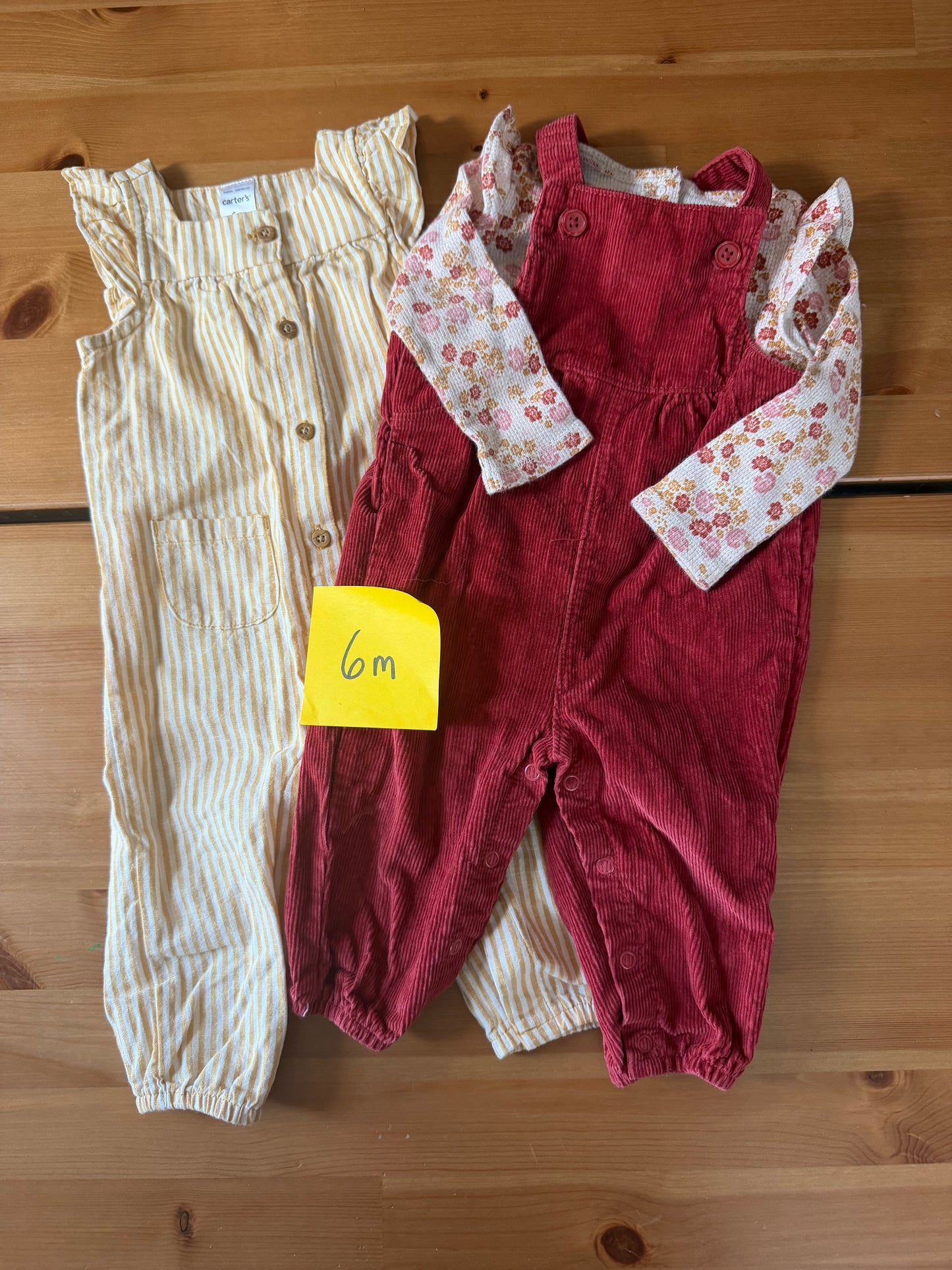 Seller #94 Baby Girl 6M Fall Jumper Bundle