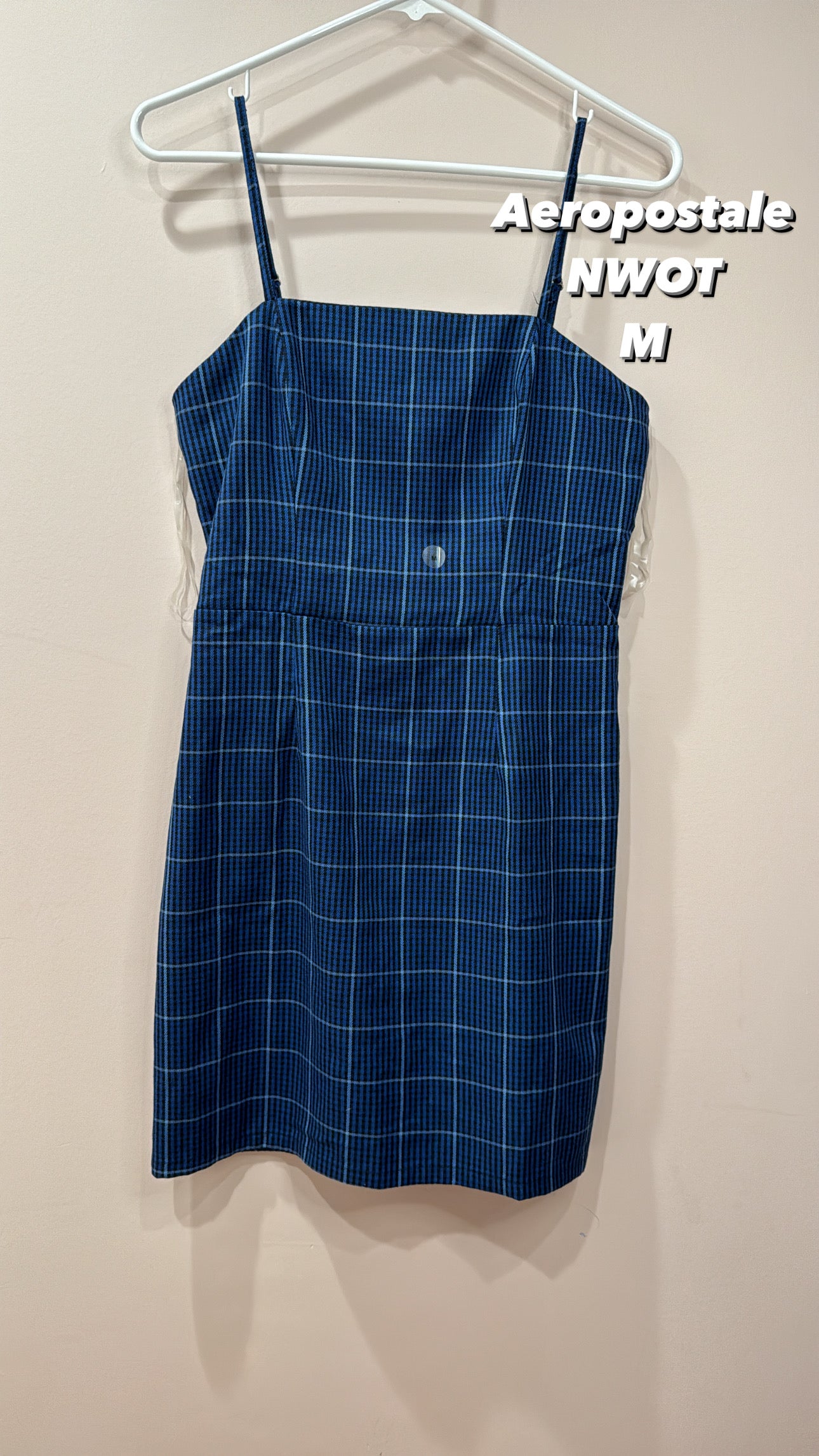 Aeropostale plaid mini dress M