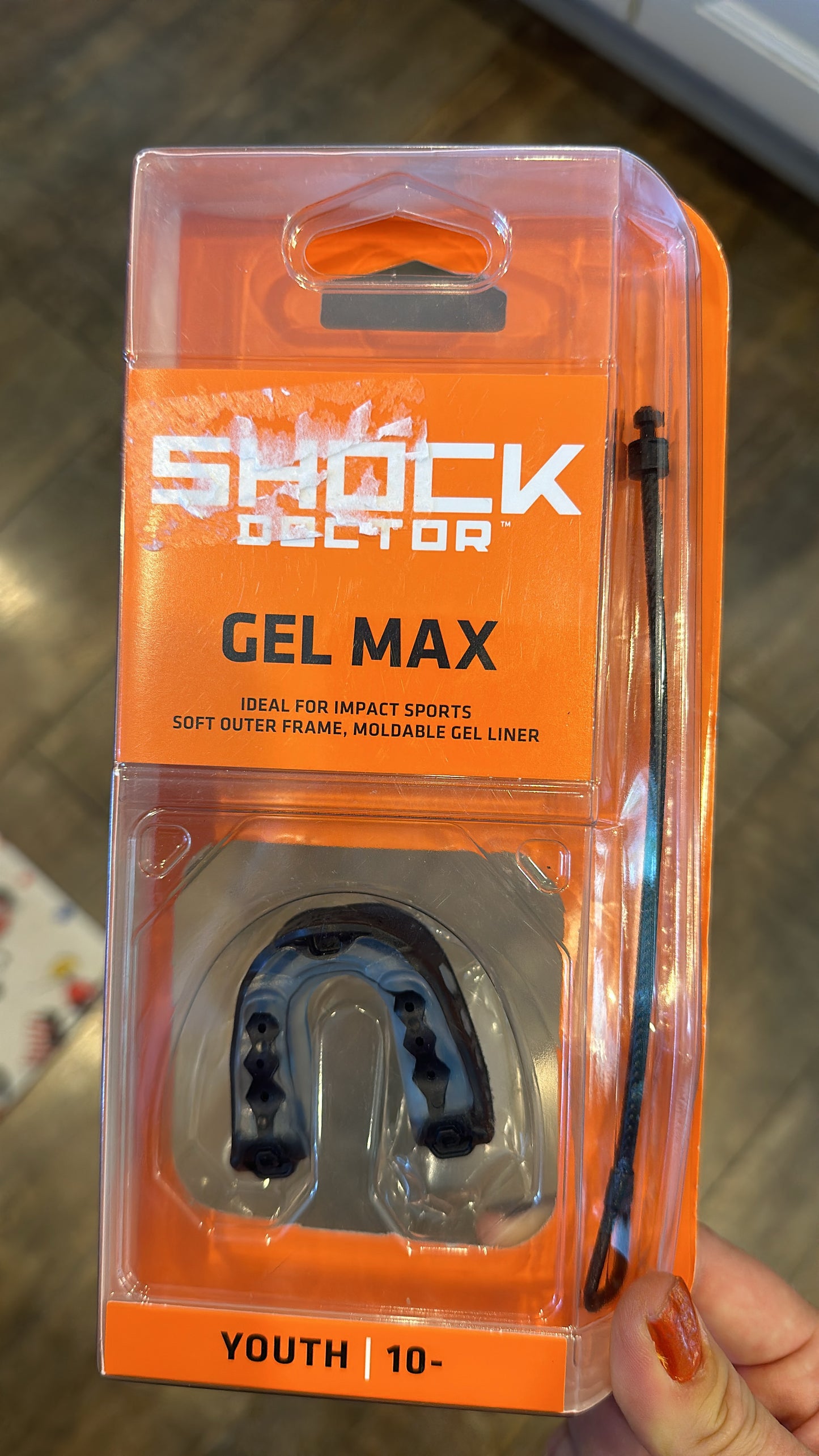 #81b Shock Doctor Gel Max kids 10 and under mouth guard- new