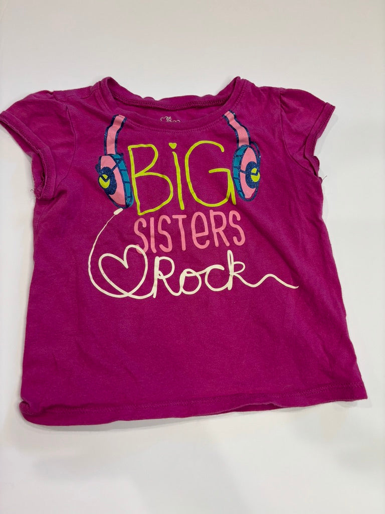 #86A girls big sister 2T Place tshirt