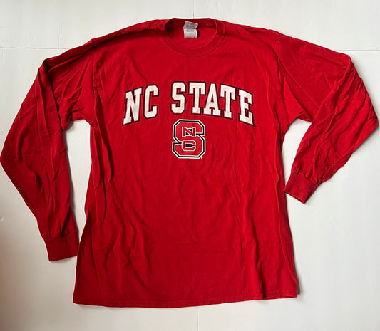 #77B Mens L NC State long sleeve PPU Anderson