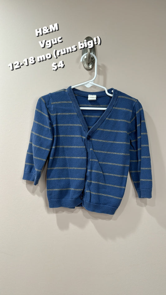 h&m 12-18 mo cardigan