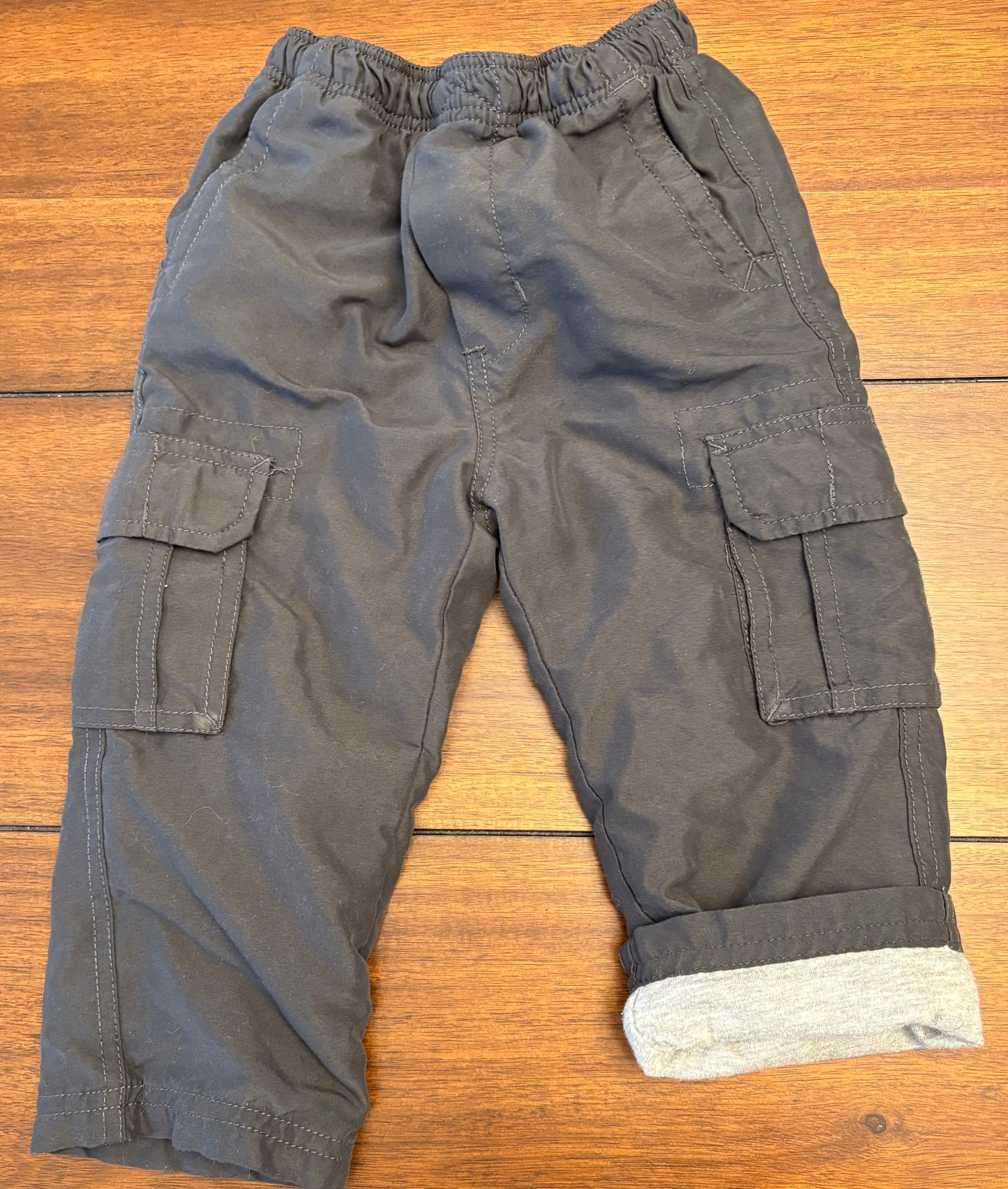 Seller #210 Did Too Boys Size 18M Dark Gray Lined Cargo Pants