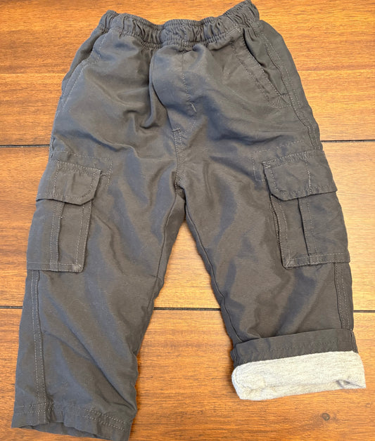 Seller #210 Did Too Boys Size 18M Dark Gray Lined Cargo Pants