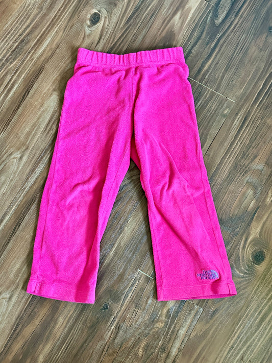 #48 North Face Pink Fleece Pants 4T