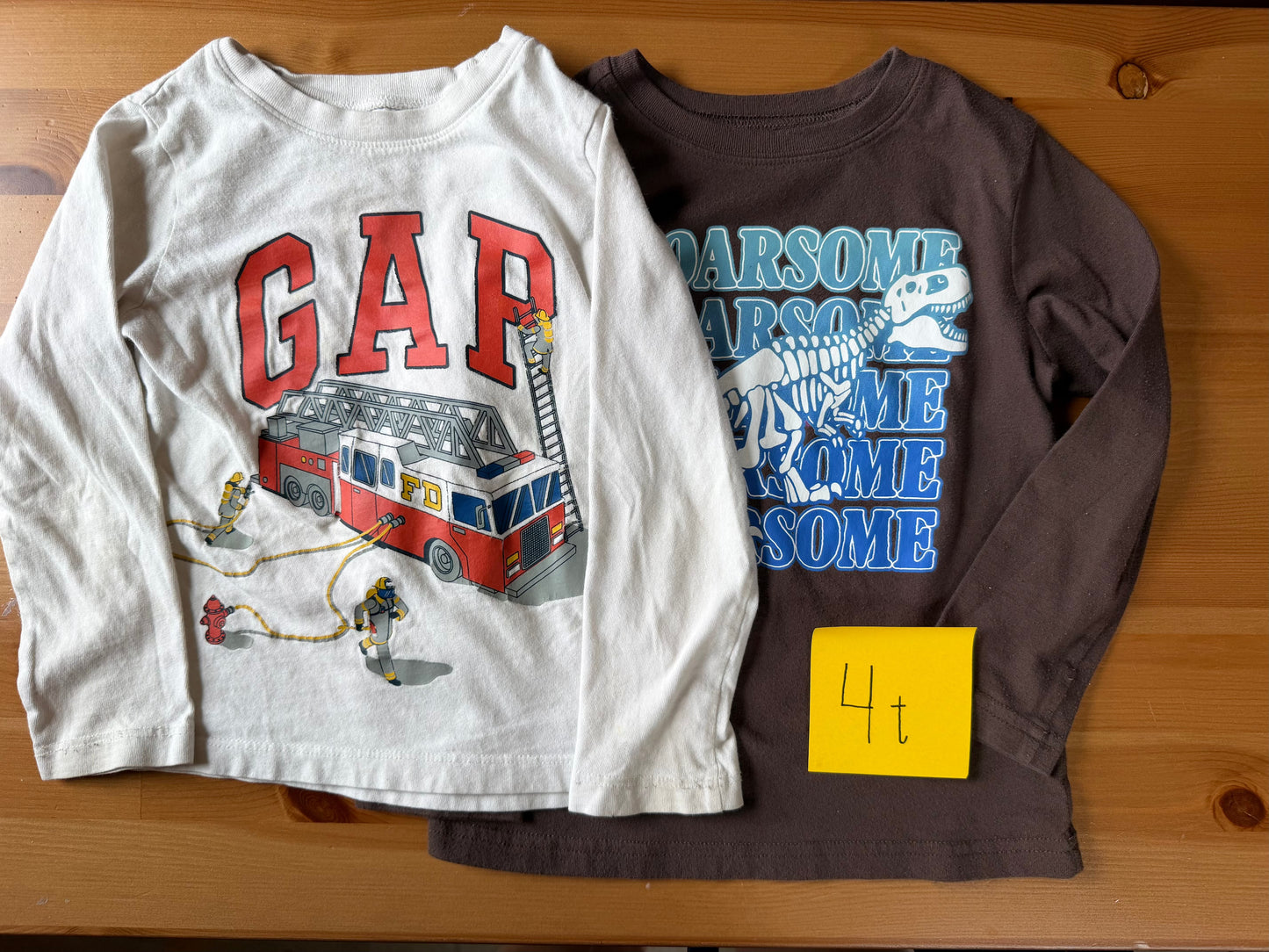 Seller #94 Boys 4T Long Sleeve T Bundle