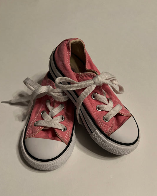 Girls Shoe 7 Pink Converse