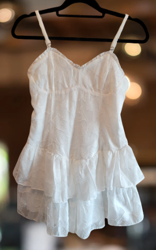 Wild Fable White Strap Dress Women's Size Medium