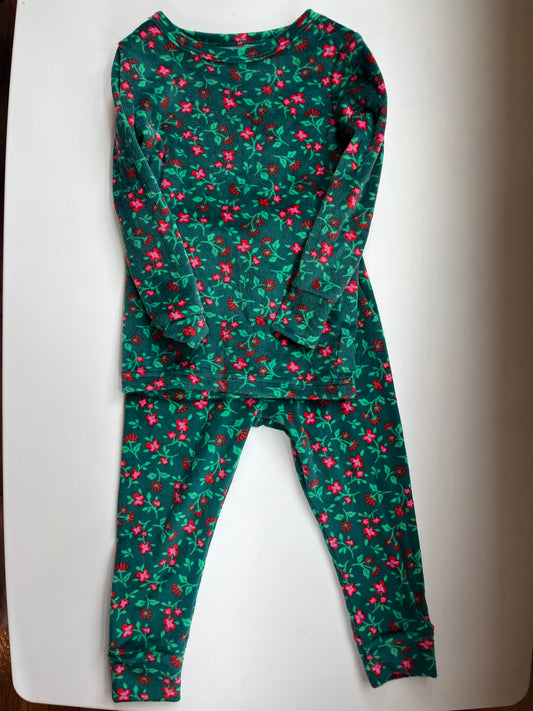 Seller #20 cat and jack soft fleece Christmas pajamas 2t