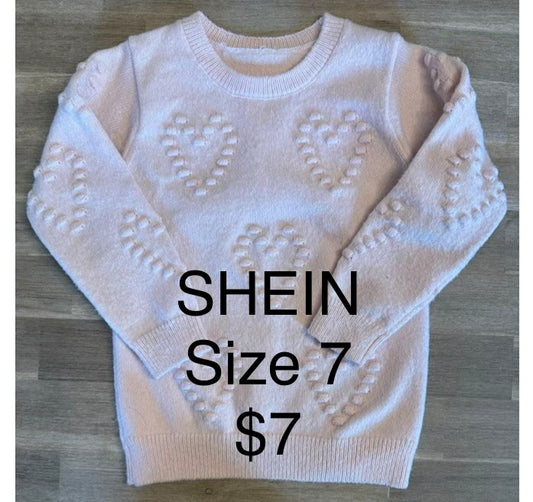 Girls Shein Sweater Size 7
