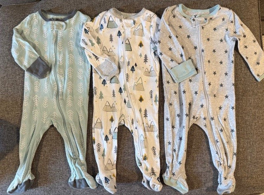 Seller #79 | Cloud Island Sleepers (3) | Baby 6-9mo REDUCED