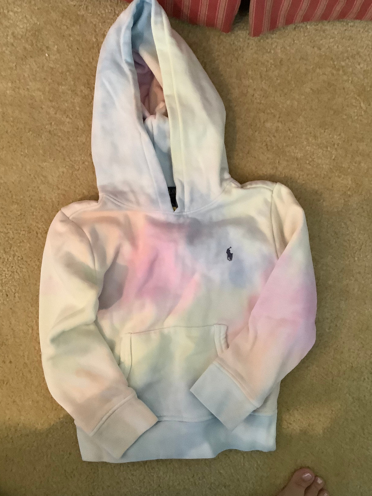 #130 Polo Ralph Lauren Tie Dye Boys Hoodie Sz 6