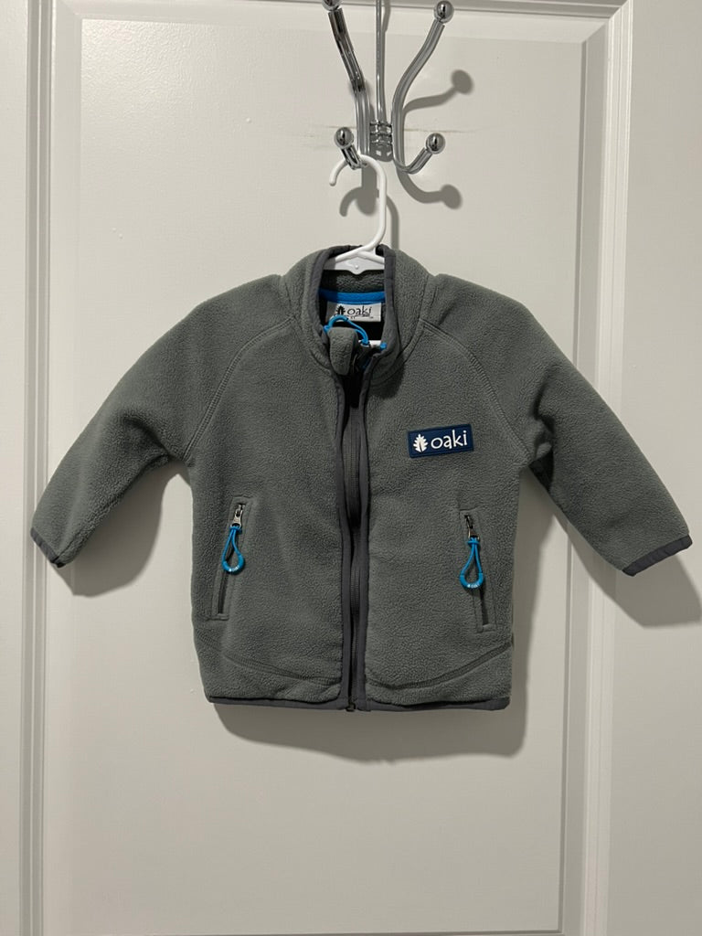 Seller #76 - OAKI 200 Series Polartec Fleece Jacket Size 3T Grey