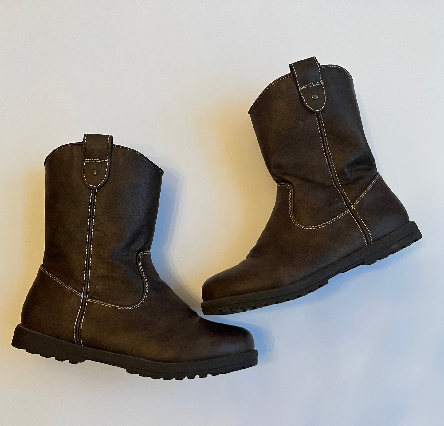 #180 Boys Shoe Size 1 Gymboree EUC Brown Boots