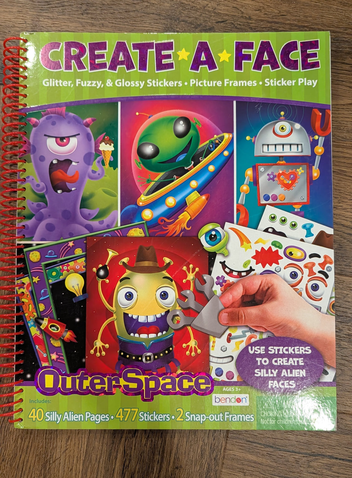 #3 Unused Create-a-Face sticker book