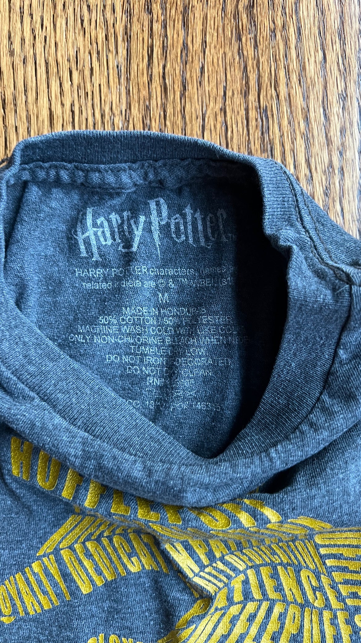 Seller #115 - Youth Medium Harry Potter / Hufflepuff T Shirts, Set of 2, GUC