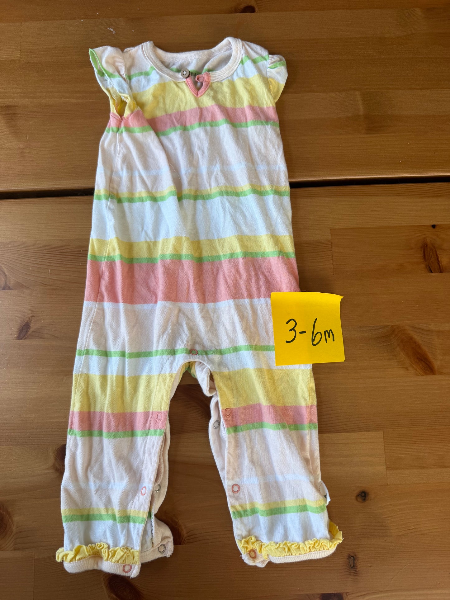 Seller #94 3-6M Girls Burts Bee's Striped Jumper