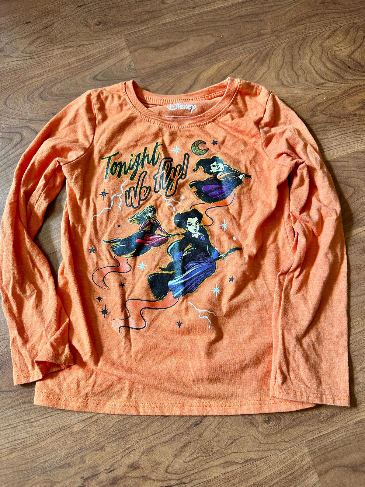 #48 Hocus Pocus Orange Halloween Shirt 5T