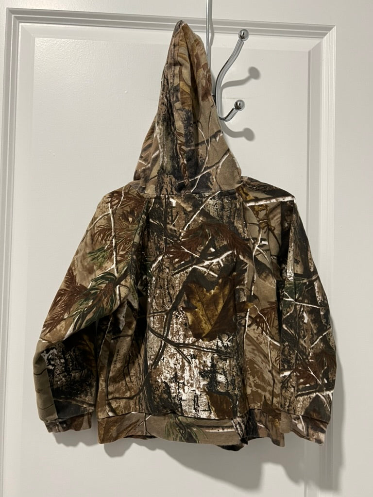 Seller #76 - Bass Pro Shops Toddler Button Up Hooded Camo Jacket Size 4T Unisex