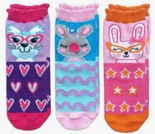 #222 NEW Girls Shoe Sizes 9-1 Cotton Socks