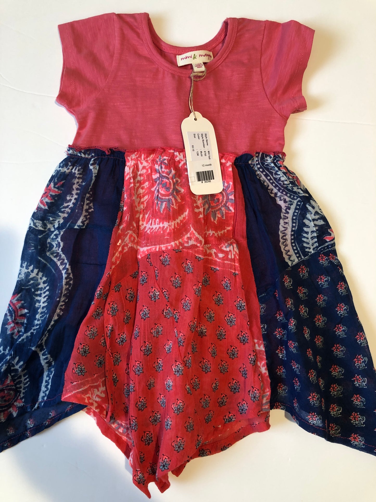 12 month girl dress new. From boutique