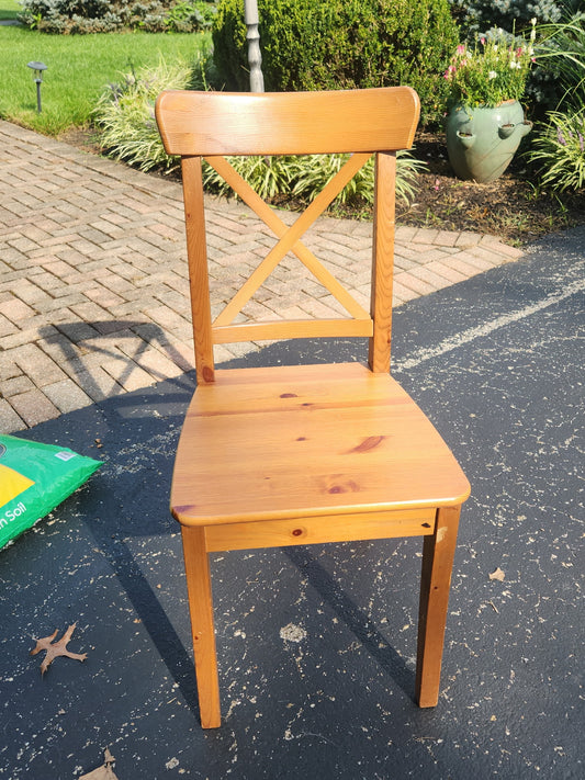135  Ikea chairs (5), kitchen table chairs standard height