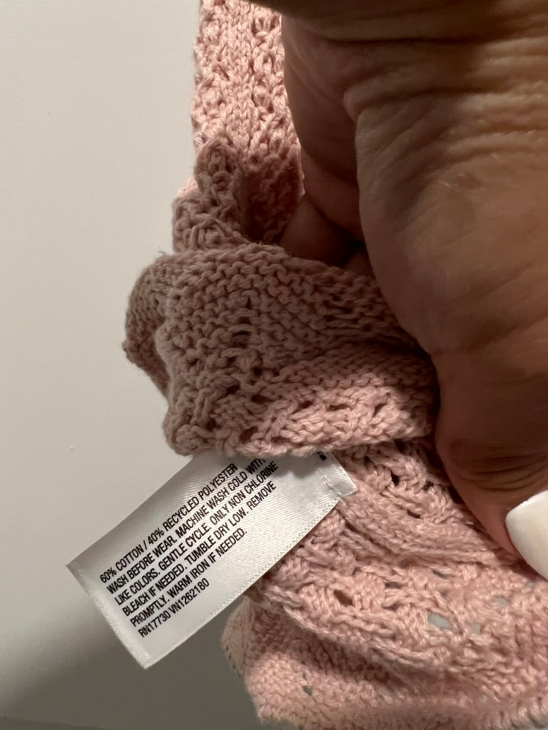 Seller #76 - Cat & Jack Girls' Sweater Vest Light Pink Size M (8)