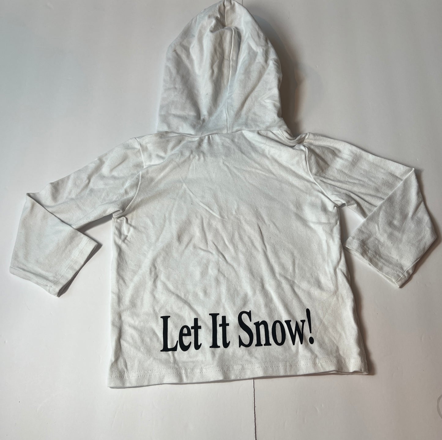 #77B Girls 4T Snowman "Let it Snow" 2 piece hoodie set (2 available)