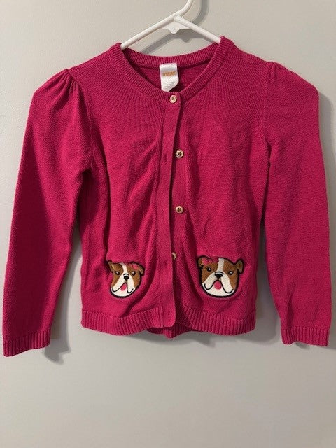 REDUCED #141 Embroidered Gymboree Puppy Sweater size 7 GUC