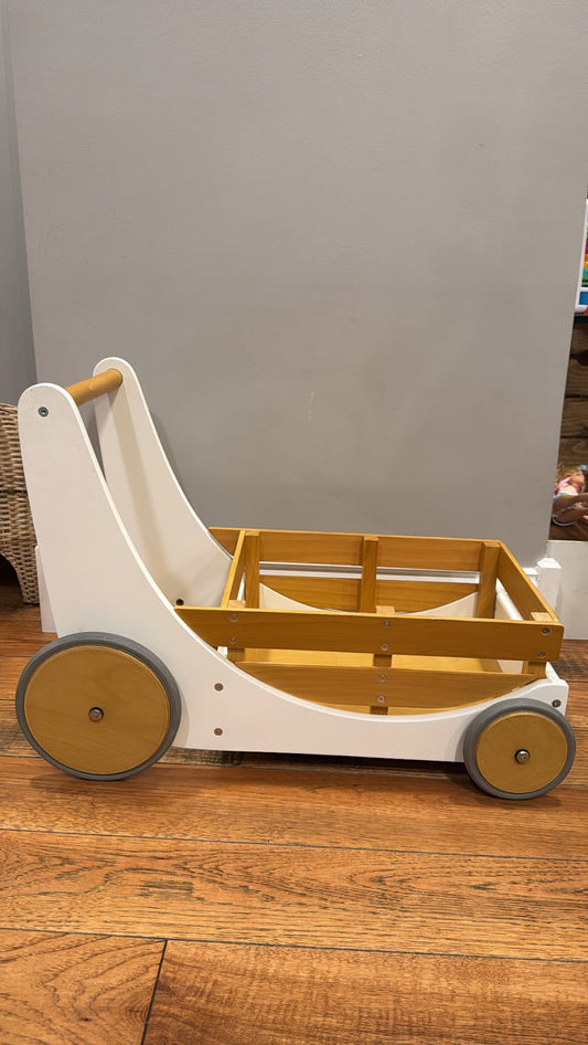 #145 Wooden push cart
