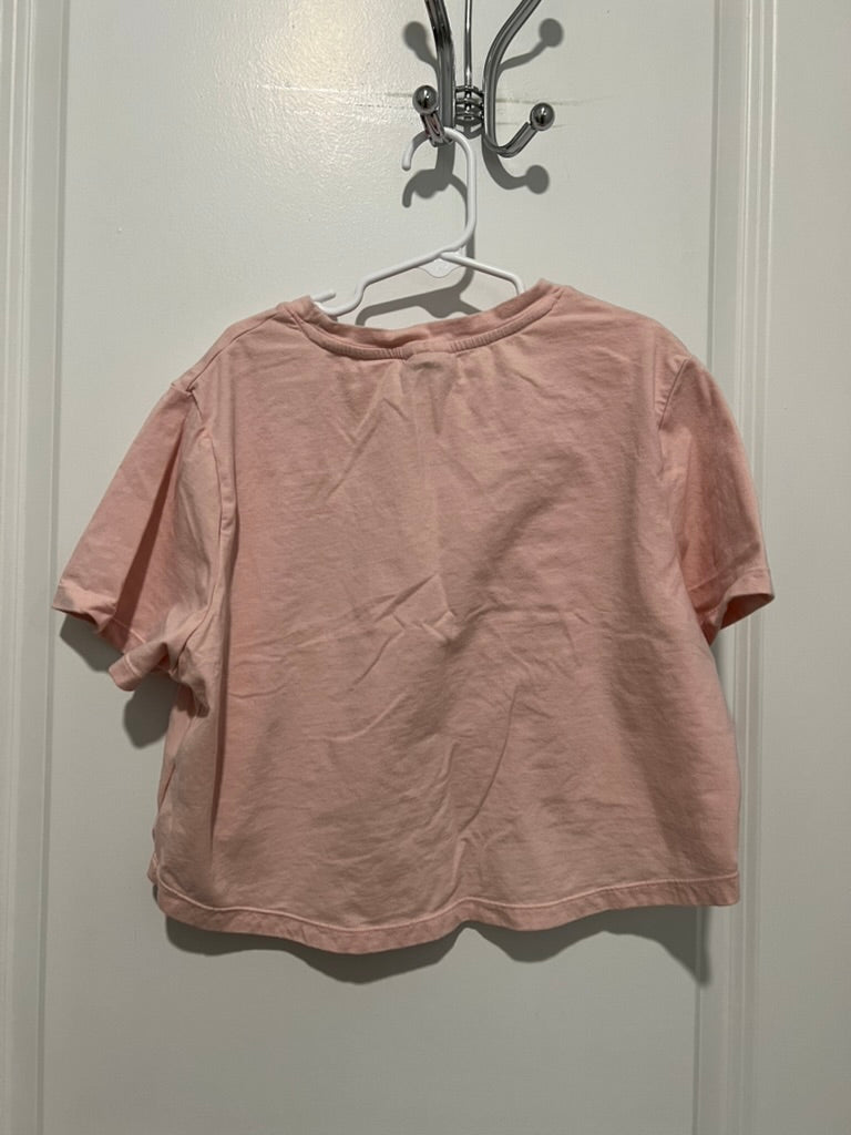 Seller #76 - AYBL Cropped Short Sleeve Shirt Pastel Pink Size Medium Women's Athletic Gym