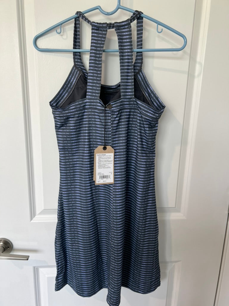 Seller #76 - Prana Cantine Dress NWT - Gray Blue Wicker - Size Small
